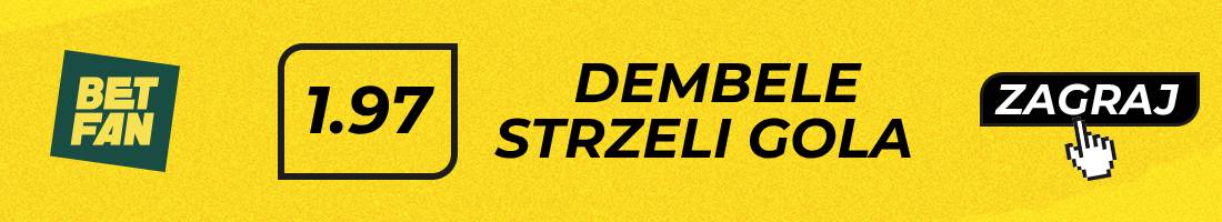 PSG Aston Villa typy bukmacherskie (dembele strzeli gola)