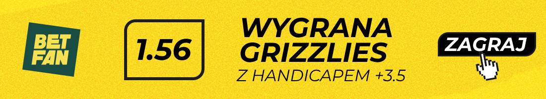 Pistons Grizzlies typy bukmacherskie (wygrana Grizzlies z handicapem +3.5)
