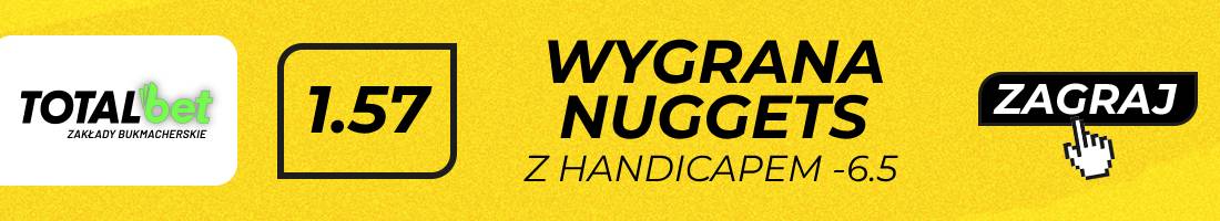 Rockets Nuggets typy bukmacherskie (wygrana Nuggets z handicapem -6.5)