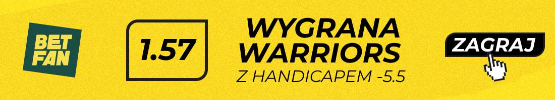 Suns Warriors typy bukmacherskie (wygrana Warriors z handicapem -5.5)