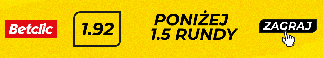 Typy bukmacherskie - poniżej 1.5 rundy