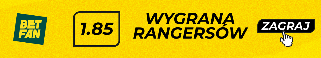 Typy bukmacherskie - wygrana Rangersów
