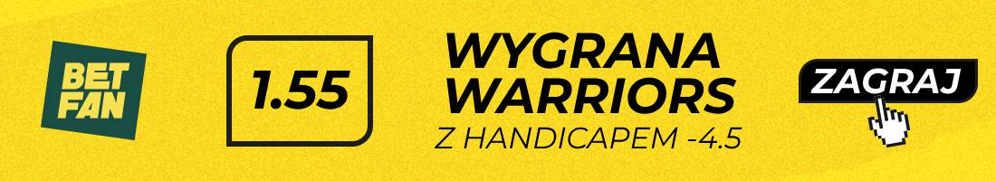 Warriors Timberwolves typy bukmacherskie (wygrana Warriors z handicapem -4.5)