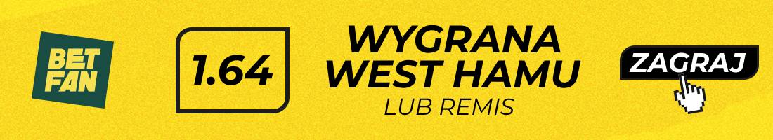 West Ham Bournemouth typy bukmacherskie (wygrana West Hamu lub remis)