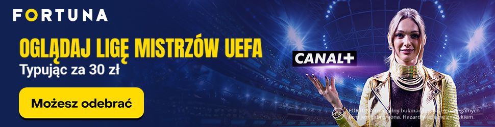 fortuna promocja liga mistrzów baner