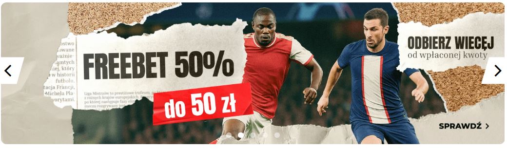 Fuksiarz promocja bukmacherska liga mistrzów 29.04