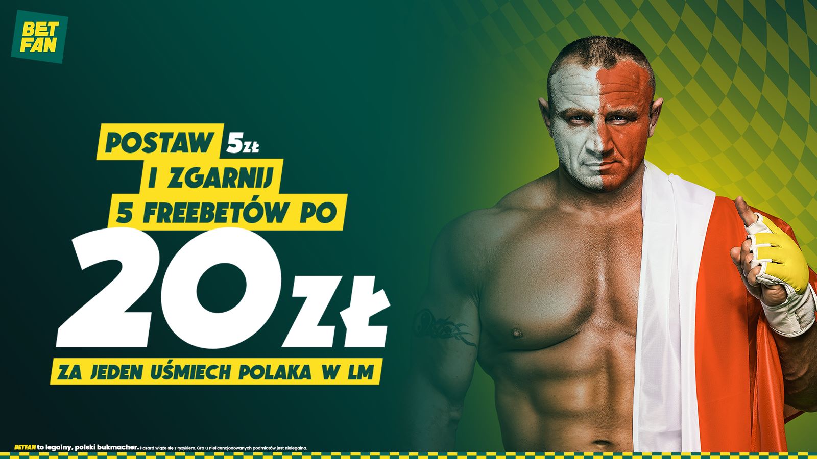 Promocja Liga Mistrzów uśmiech Polaka