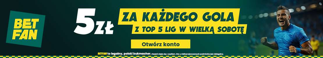 Promocja bukmacherska Wielka Sobota Betfan baner