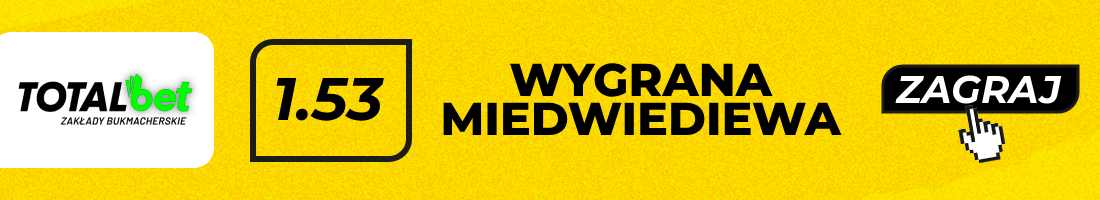 Typy bukmacherskie Gram Grubo na dziś 25.04: Miedwiedwiew, Rublow, Badosa