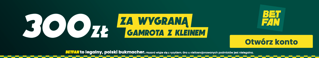 Gamrot Klein promocja bukmacherska baner
