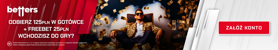Betters bonus powitalny nowy baner