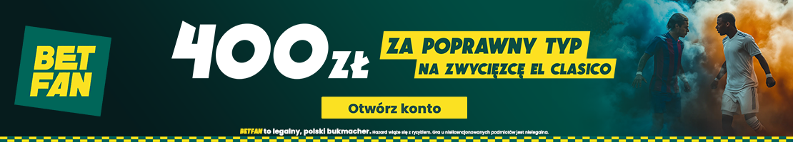 El Clasico promocja bukmacherska baner