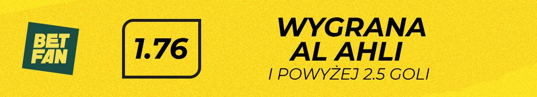Al Ahli Kawasaki typy bukmacherskie (wygrana Al Ahli i powyżej 2.5 goli)