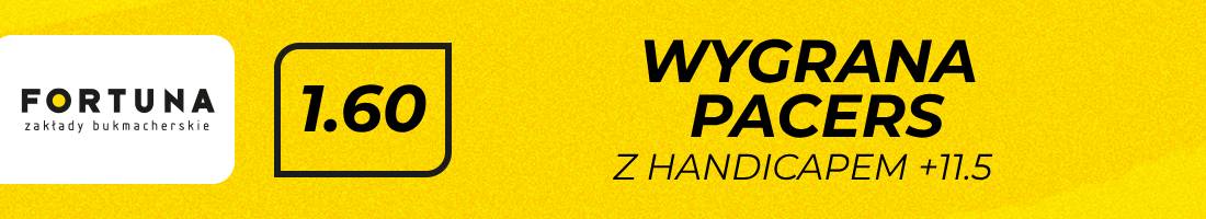 Cavaliers Pacers typy bukmacherskie (wygrana Pacers z handicapem +11.5)