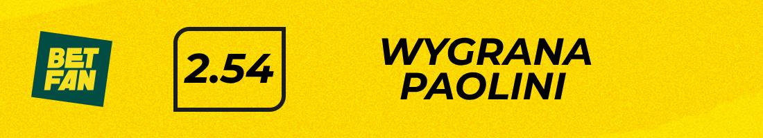 Gauff Paolini typy bukmacherskie (wygrana Paolini)