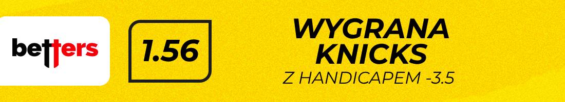Knicks Pacers typy bukmacherskie (wygrana Knicks z handicapem -3.5)