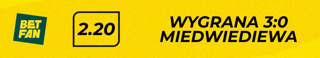 Miedwiediew Norrie typy bukmacherskie (wygrana Miedwiediewa 3:0)