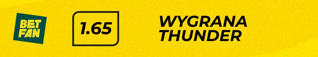 NBA 27.05 typy bukmacherskie (wygrana Thunder)