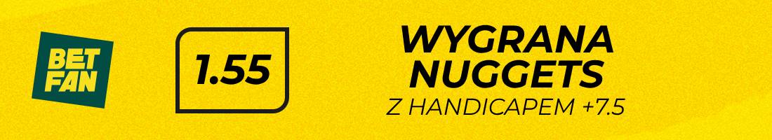 Nuggets Thunder typy bukmacherskie (wygrana Thunder z handicapem +7.5)