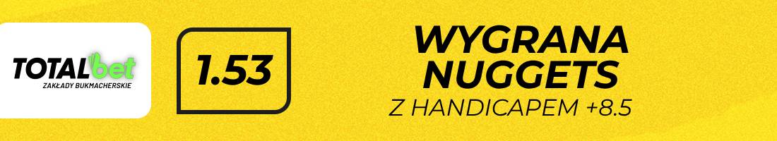 Nuggets Thunder typy bukmacherskie (wygrana Nuggets z handicapem +8.5)