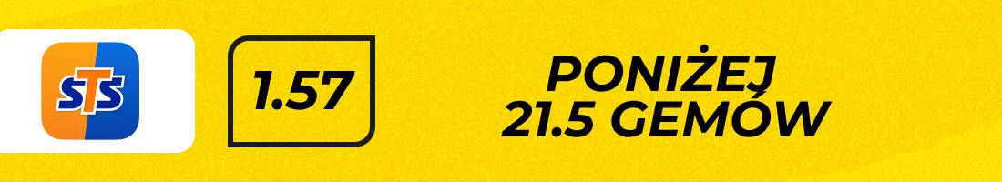 Sinner Paul typy bukmacherskie (poniżej 21.5 gemów)