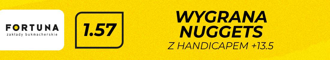 Thunder Nuggets typy bukmacherskie (wygrana Nuggets z handicapem +13.5)
