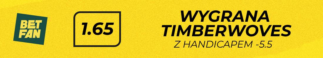 Timberwolves Warriors typy bukmacherskie (wygrana Timberwolves z handicapem -5.5)