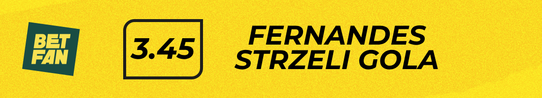 Typy bukmacherskie - Fernandes strzeli gola Typy bukmacherskie - Fernandes strzeli gola