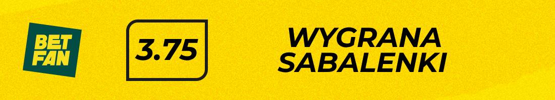 WTA Roland Garros typy bukmacherskie (wygrana Sabalenki)