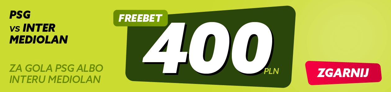 Inter PSG promocja bukmacherska baner