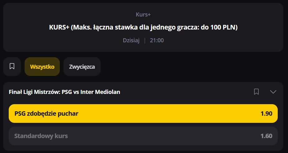 LV BET promocja finał LM