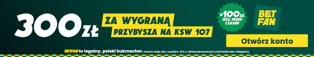 KSW 107 promocja bukmacherska Przybysz