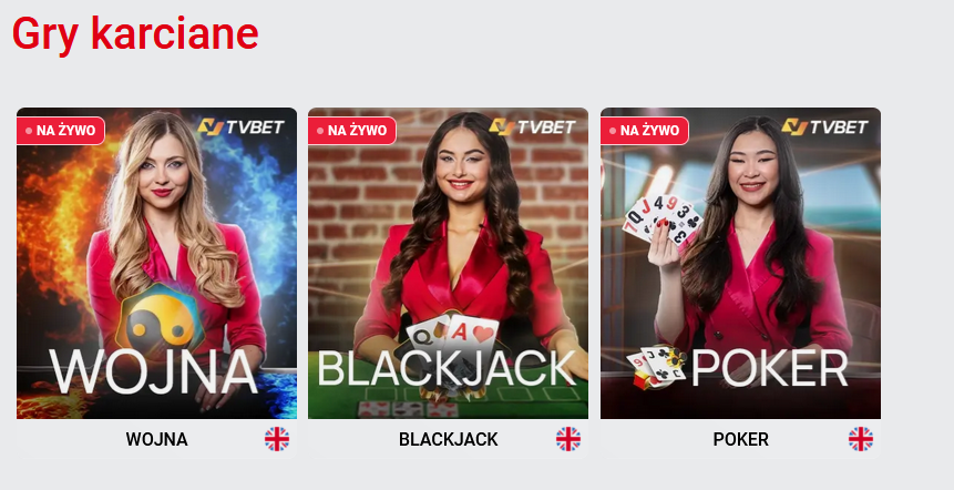 Gry karciane - Betclic