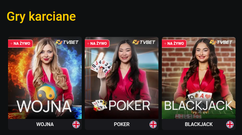 Gry karciane LV BET