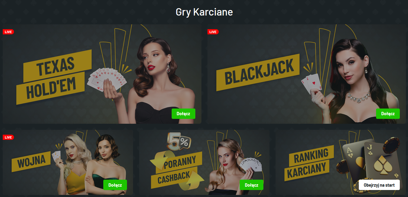 Gry karciane Totalbet