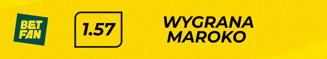 Maroko Tunezja typy bukmacherskie (wygrana Maroko)