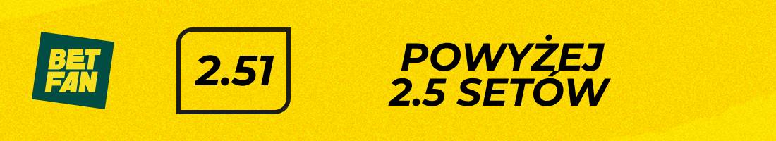 Muchova Maria typy bukmacherskie (powyżej 2.5 setów)