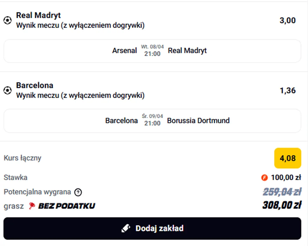 Freebet użycie betclic