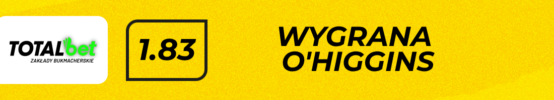 Typy bukmacherskie - wygrana O'Higgins Typy bukmacherskie - wygrana O'Higgins