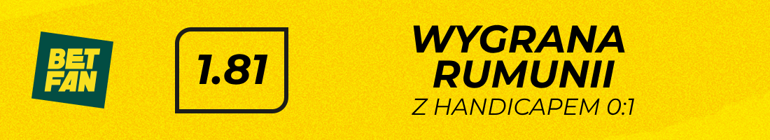 Typy bukmacherskie - wygrana Rumunii w handicapie