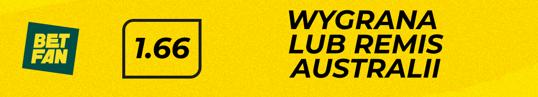 Typy bukmacherskie - wygrana lub remis Australii