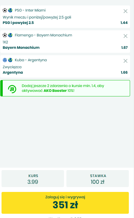 Typy Gram Grubo na dziś 29.06: PSG, Bayern, Argentyna