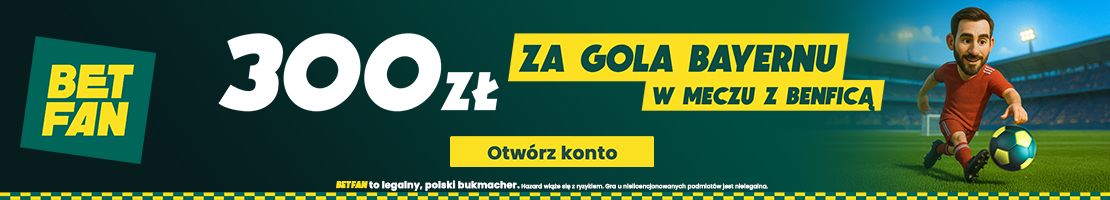 Benfica - Bayern Monachium promocja bukmacherska baner