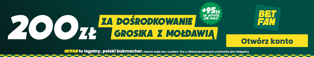 Polska - Mołdawia promocja bukmacherska baner