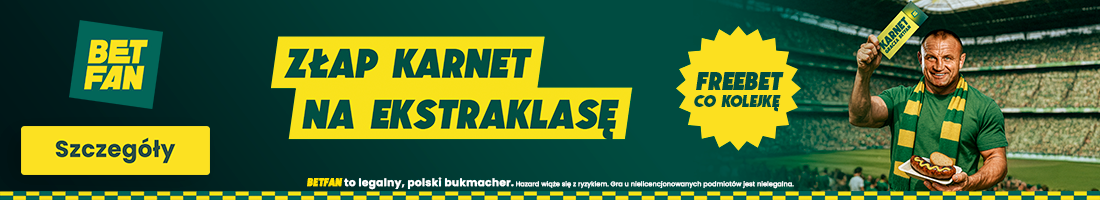 Freebet na Ekstraklasę promocja bukmacherska