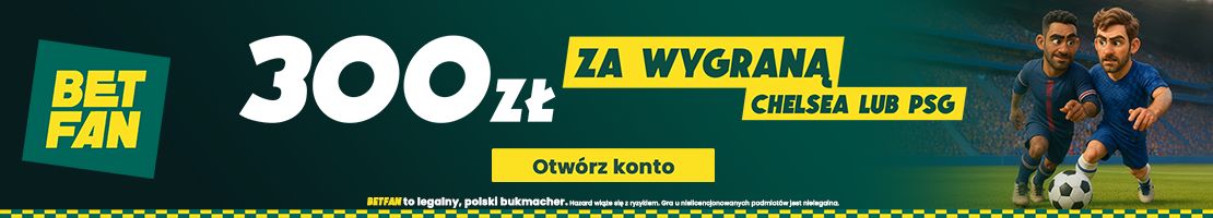Chelsea - PSG promocja bukmacherska baner