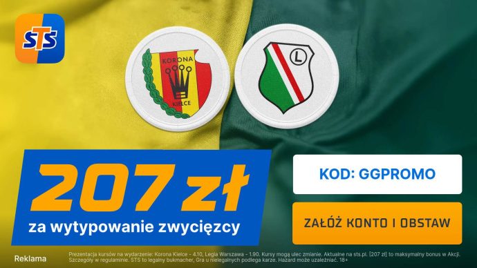 korona legia promocja bukmacherska sts