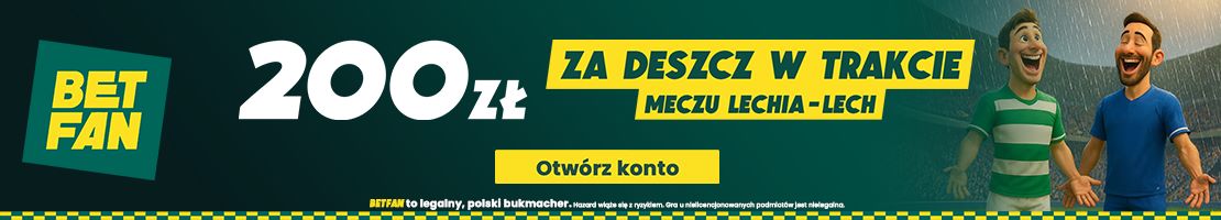 Lechia - Lech promocja bukmacherska baner