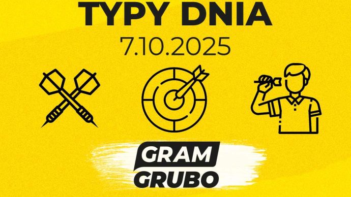 Typy Gram Grubo na dziś 07.10: Van Gerven, Littler, Price