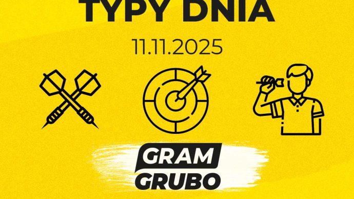 Typy Gram Grubo na dziś 10.11: Sedlacek, Anderson, van Veen.